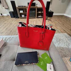 Kate Spade Medium Bag  with Wallet. 