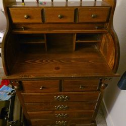 Gorgeous Rolltop Secretaire Desk