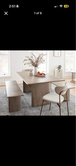 West Elm Kitchen Table w/ Bench