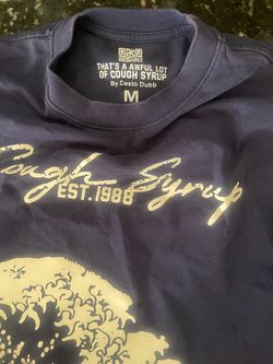 Cough syrup shirt