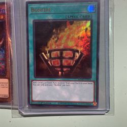 Yu Gi Oh  Bonfire Card 