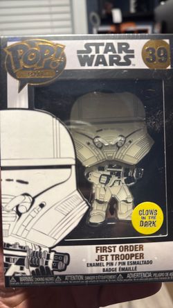 Funko Pop! Star Wars First Order Jet Trooper Enamel Pin
