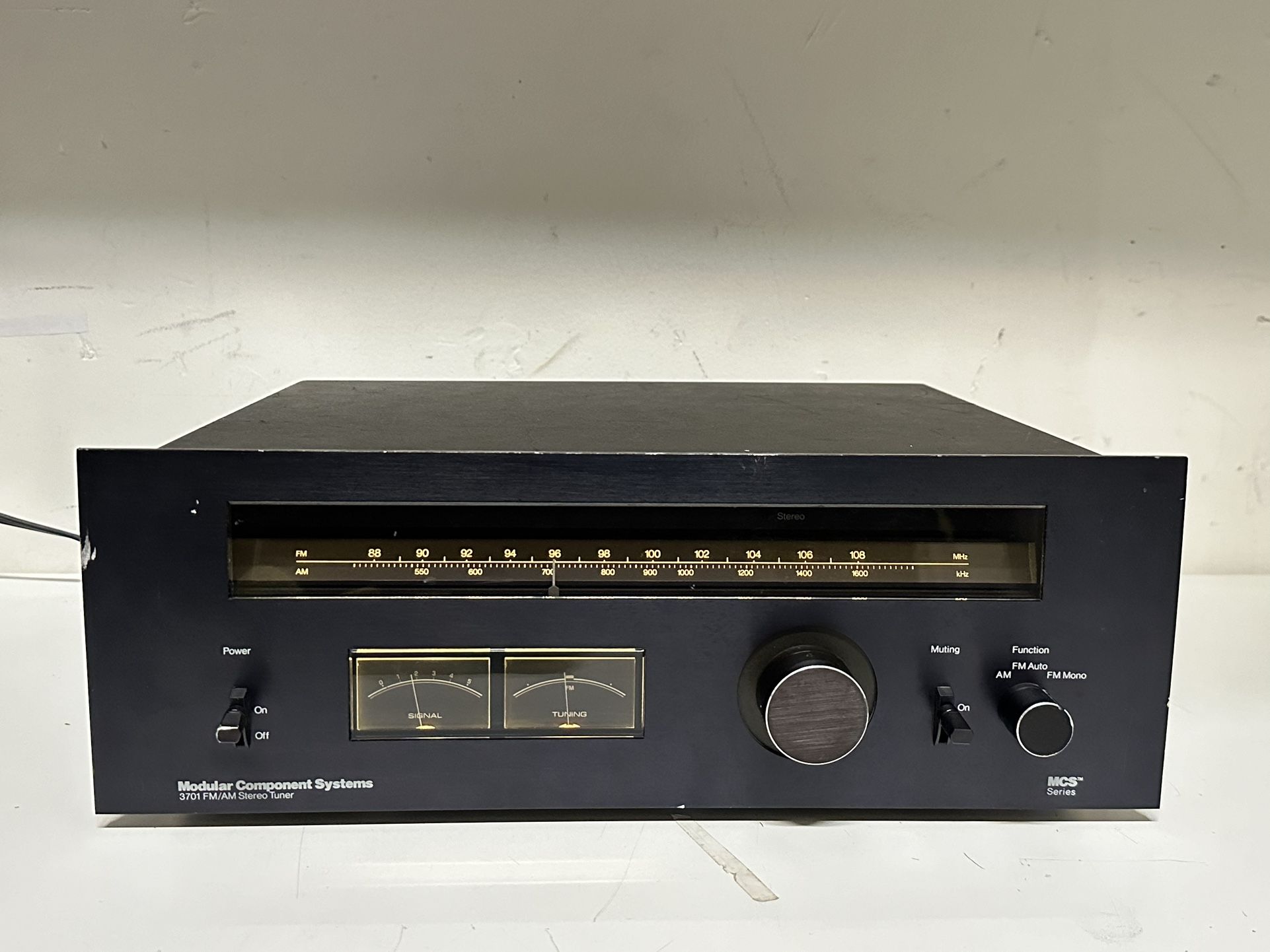 Vintage Modular Component Systems MCS 3701 ~ Stereo AM/FM Tuner ~ Works ...