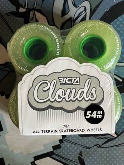 Clouds Ricta 54mm skateboarding wheels