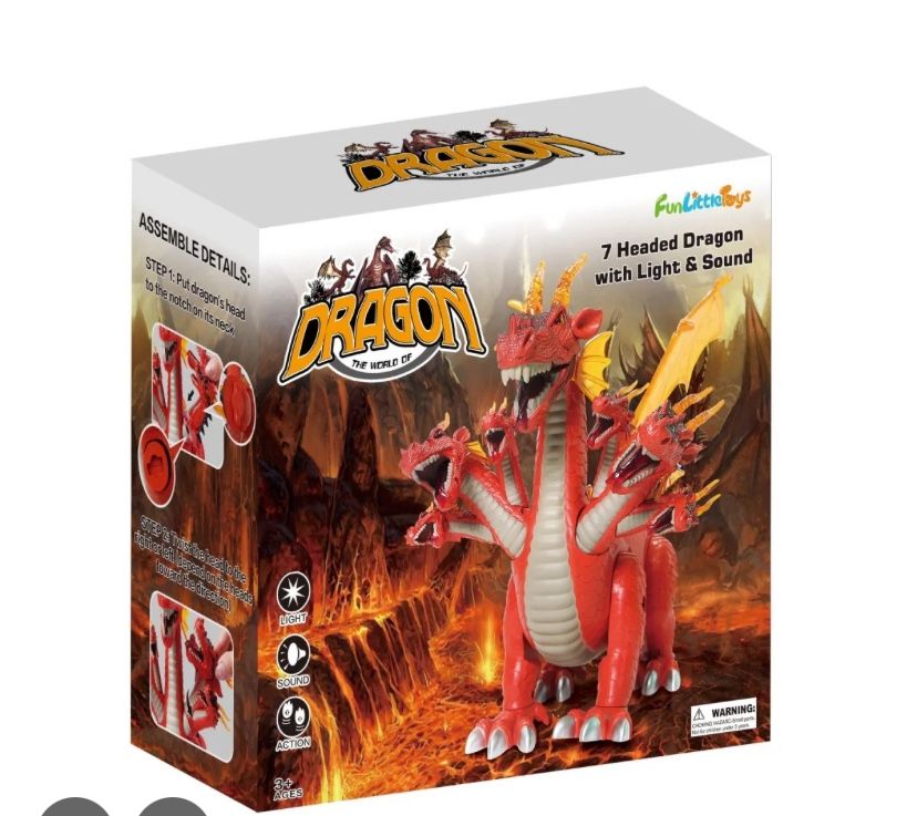 Dragon Toy With 7 Heads