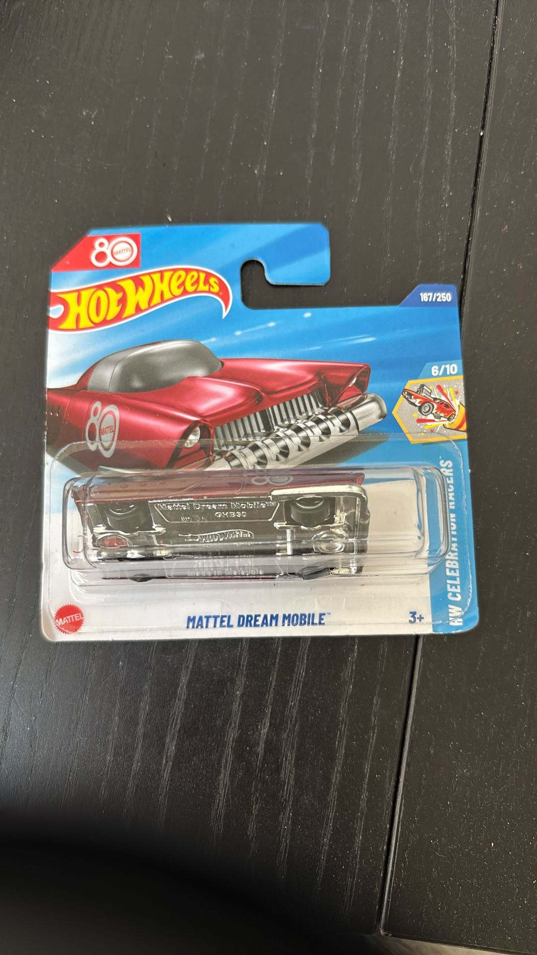 Hot Wheels Mattel Dream Mobile Short Card