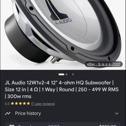 JL Audio HQ Subwoofer