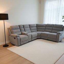 ✨GRAY FABRIC RECLINER 