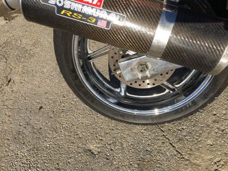 Honda CBR 600 F3 chrome wheel set