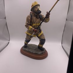 Fire fighter statue 