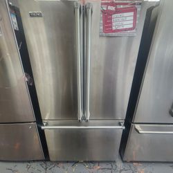 Viking 36 Inch French Door Refrigerator Counterdepth Stainless Steel 