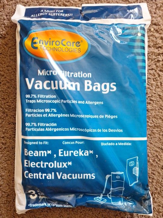 Envirocare Technologies Micro Filtration Vacuum Bags (3 Pack)