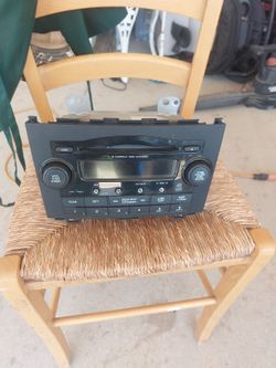 Honda CR-V 2008-2009 Radio AM FM 6 Disc CD Player Sat Ready 39100-SWA-A100 1PN1