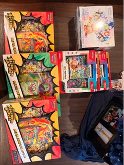 Prismatic Evolutions ETB, Ascended Hero’s Box, First Partner Collection Series 2 Sealed Lot