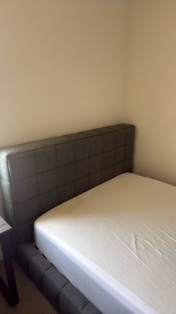 Queen size bed frame and nectar mattress