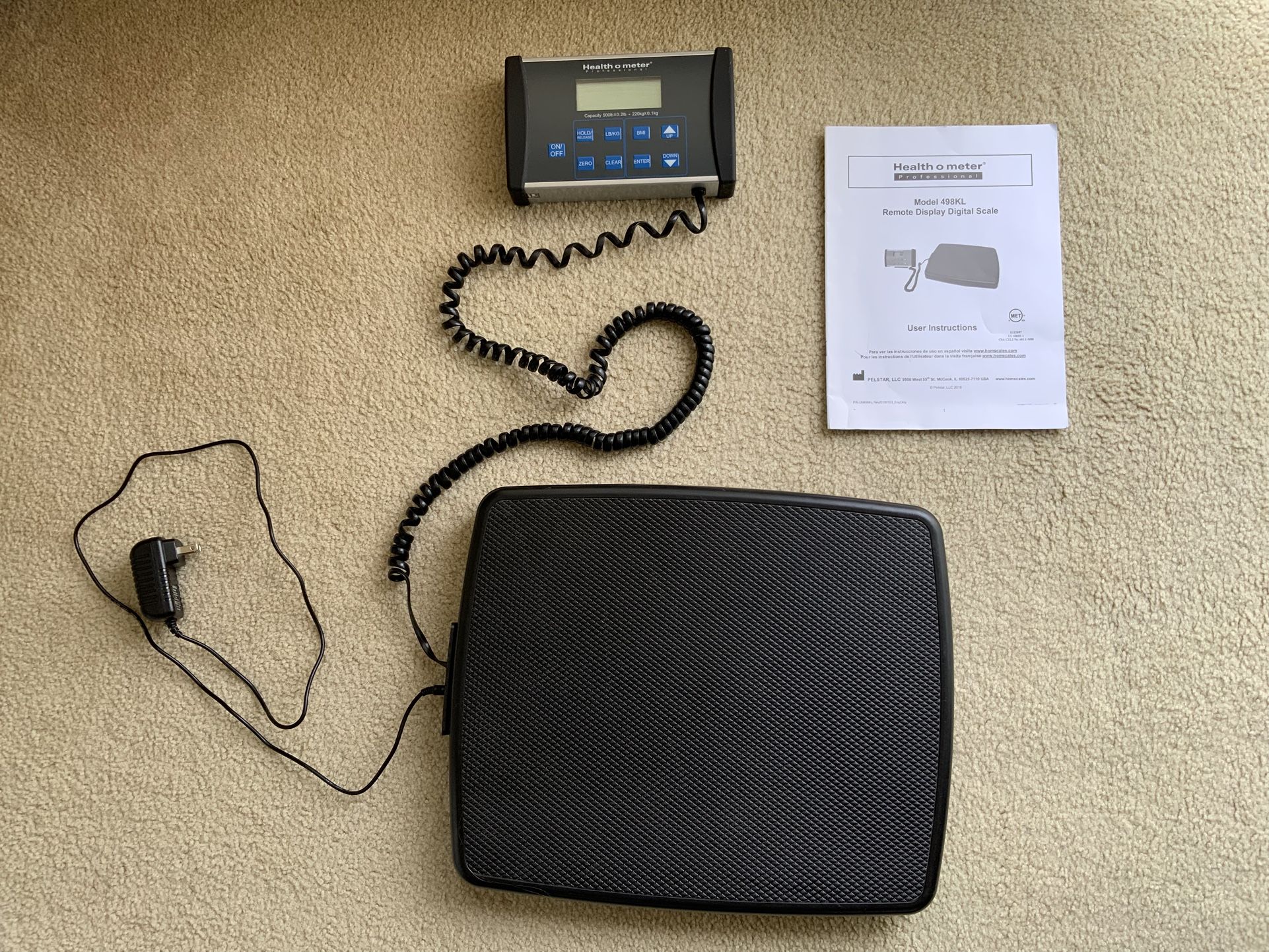 Weight scales, 500lb capacity