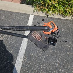 40V Black And Decker Leaf Vaccum And Blower