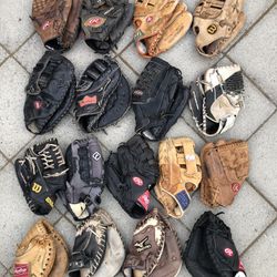 Baseball Gloves $30 Each Have More Baseball And Softball Equipment Available 