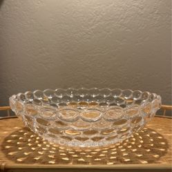 Vintage Glass Bubble Bowl