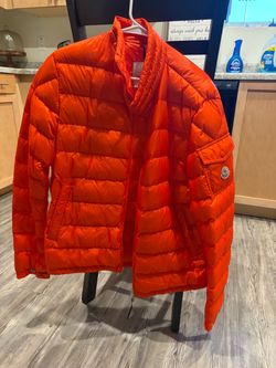 Moncler Orange Puffer Down Jacket