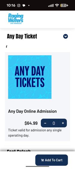 Two Raging Waters Any Day Admission Tickets
