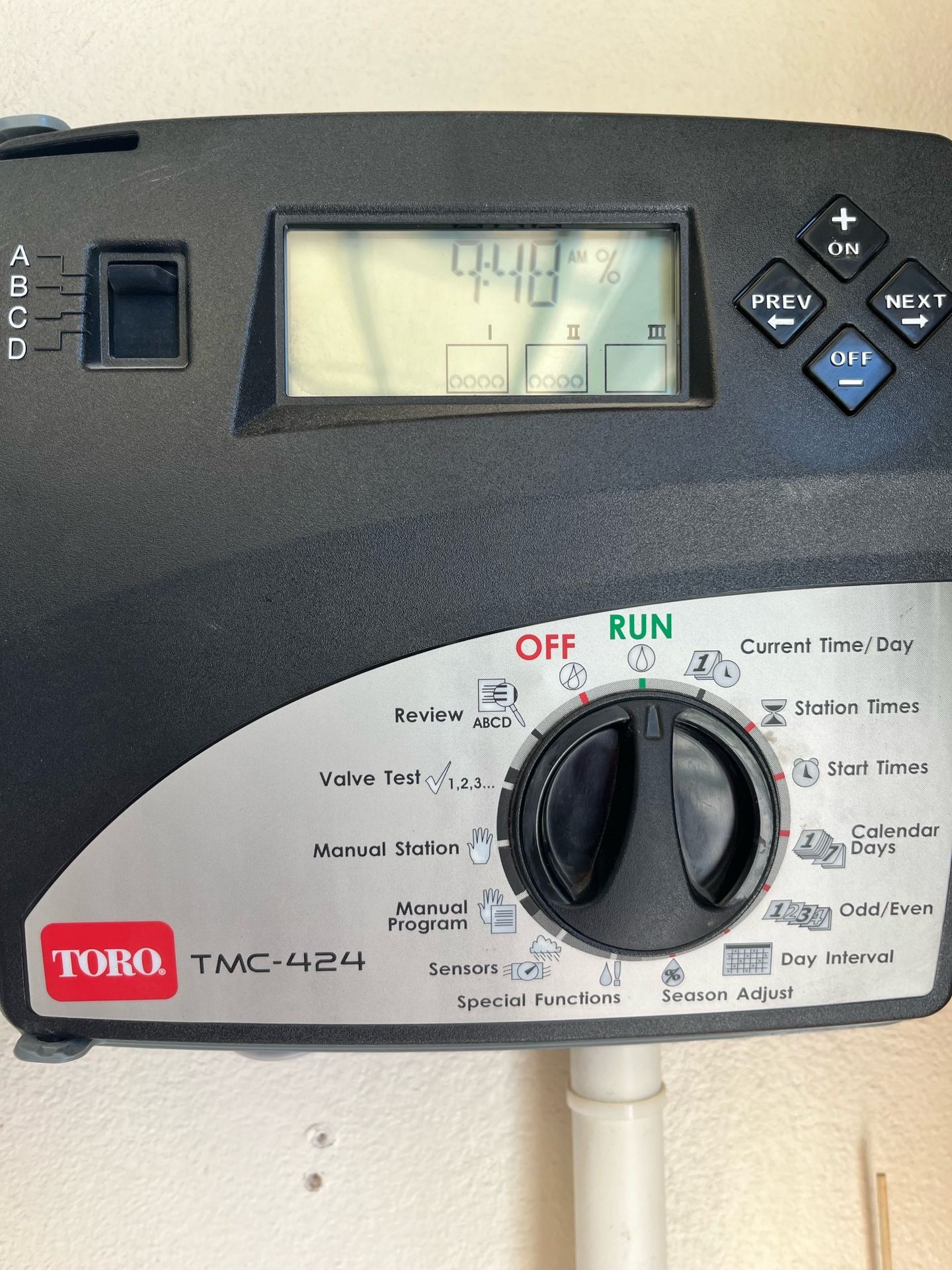Toro Sprinkler Timer