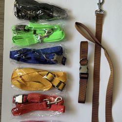 LARGE Dog collar with Leash $5 