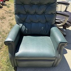 Real Leather Recliner 