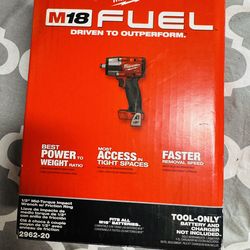 BRAND NEW Milwaukee M18 FUEL™ 1/2" Controlled Torque Compact Impact Wrench w/ TORQUE-SENSE™