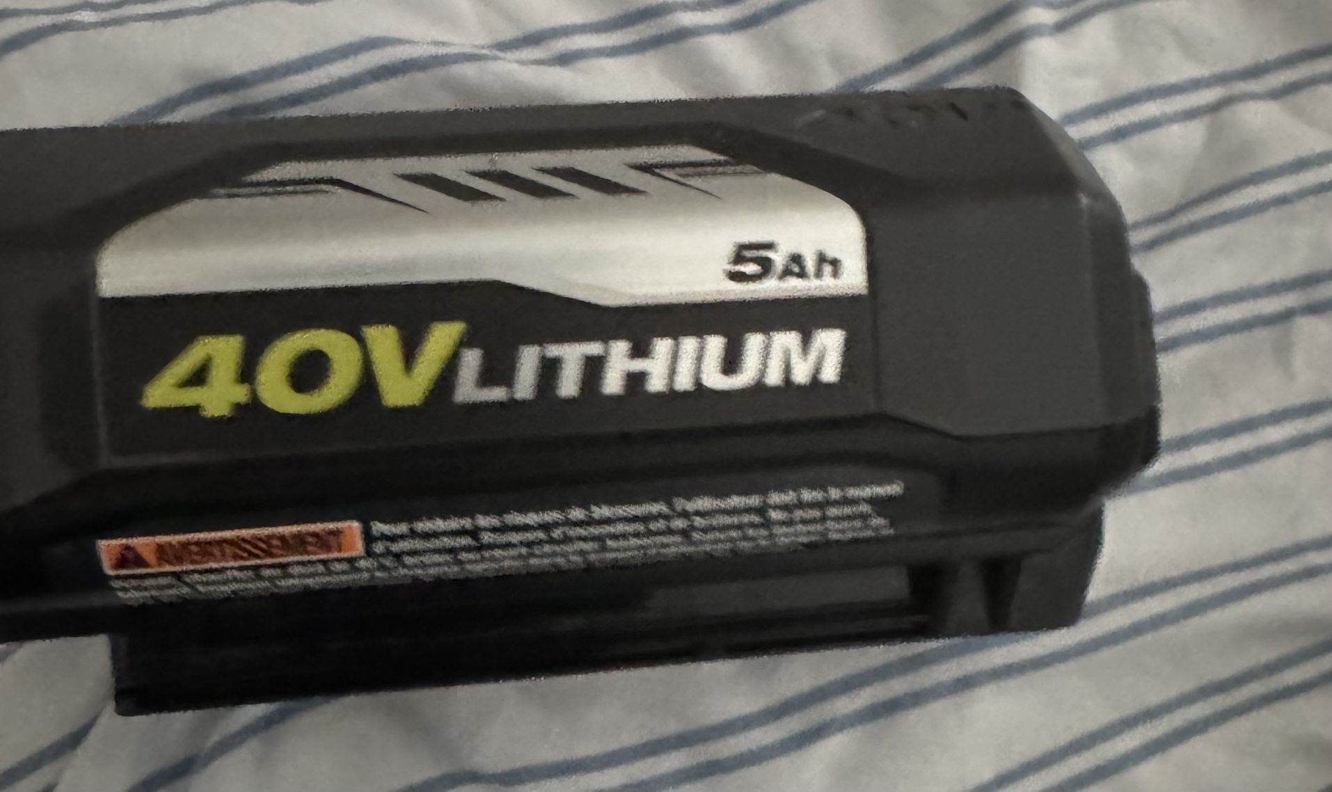 Ryobi 40 V Battery