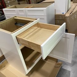 Wholesale Kitchen Cabinets Wall Base Vanity Pantry Sink Base Blue White Gray Shaker In Stock