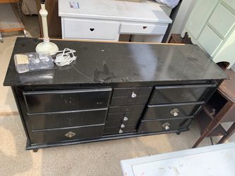 Black dresser