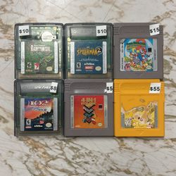 Gameboy Games Prices On Picture 