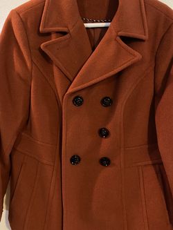 WOOL WOMEN COAT SIZE XL