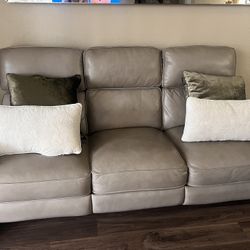 Leather Electrical Recliner sofa 