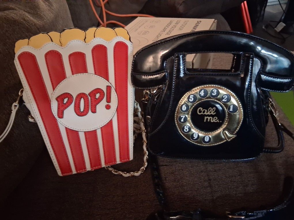 Popcorn Purse And Teleph9ne Purse