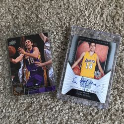 Lakers 2004-05 Sasha Vujacic Ultimate Collection Card SIGNED 