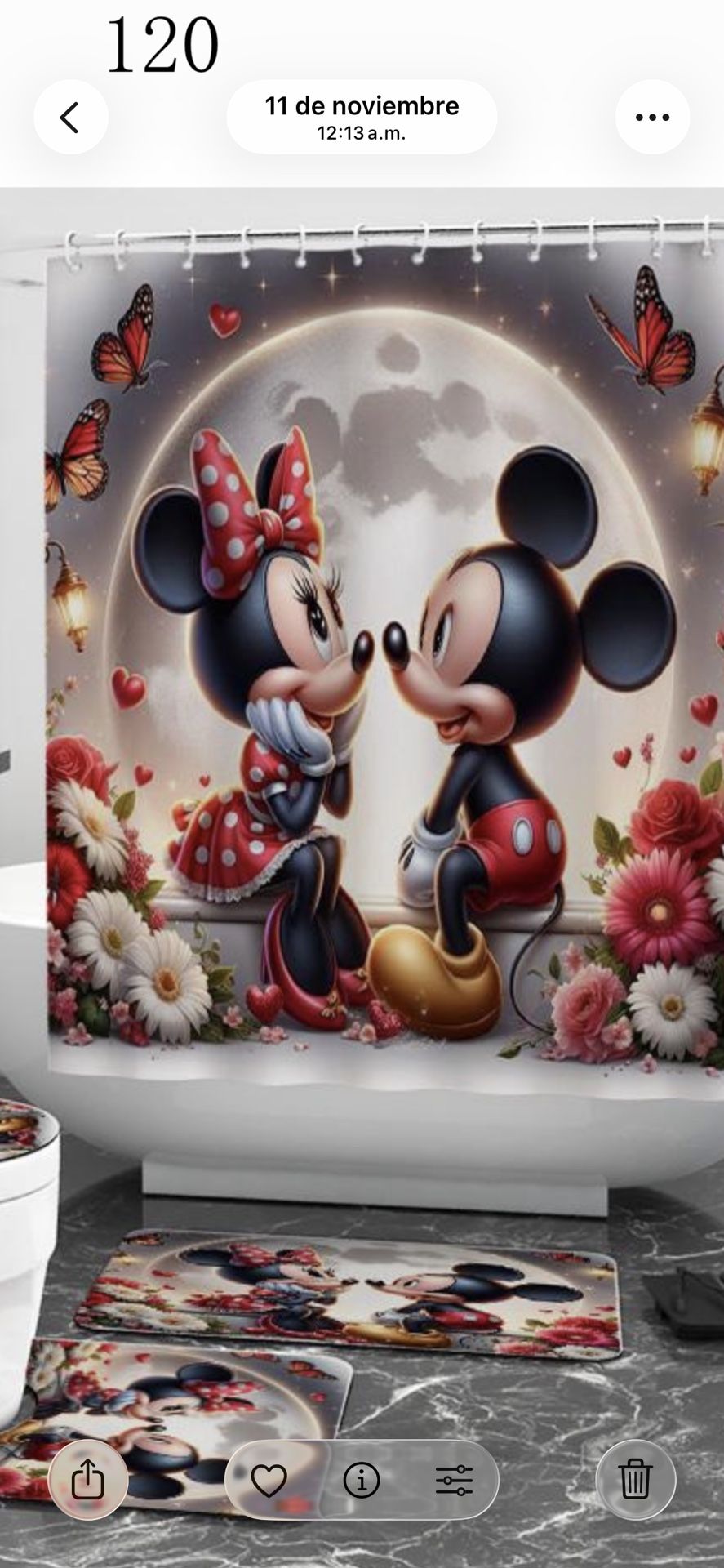Mickey And Minnie Set De Bańo