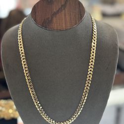 14k  Real Gold Cuban Link Chain 30 Grams 