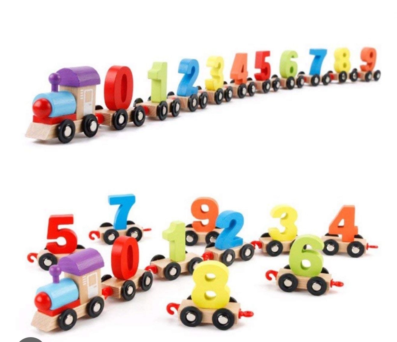 Numbers train Toy Wood 