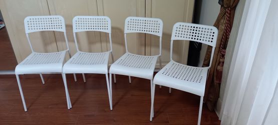 4 chairs for sale in excellent condition.