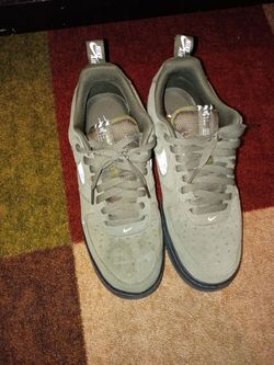 Suede Air Force ones Nike reflectors