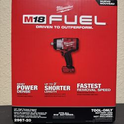Milwaukee M18 FUEL 18V Lithium-Ion Brushless Cordless 1/2 in. Impact Wrench with Friction Ring (Tool-Only)