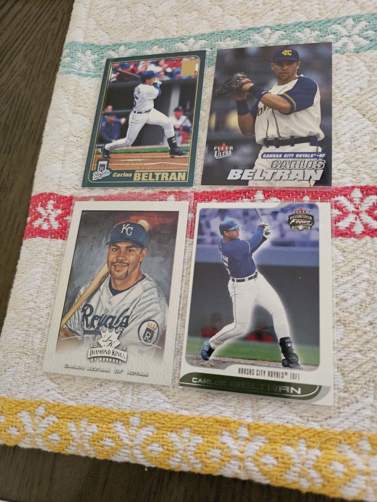 Carlos Beltran Kansas City Royals Baseball Cards 