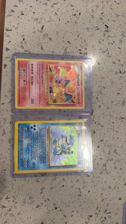 Pokémon Charizard and blastiose