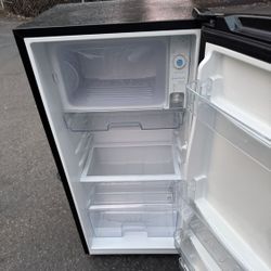 Household Stainless Steel Mini Fridge Refrigerator With Freezer