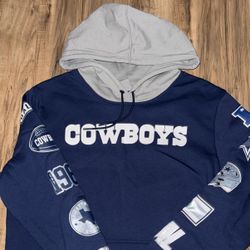 New Men’s Size Medium, Large & XL Dallas Cowboys Hoodies 