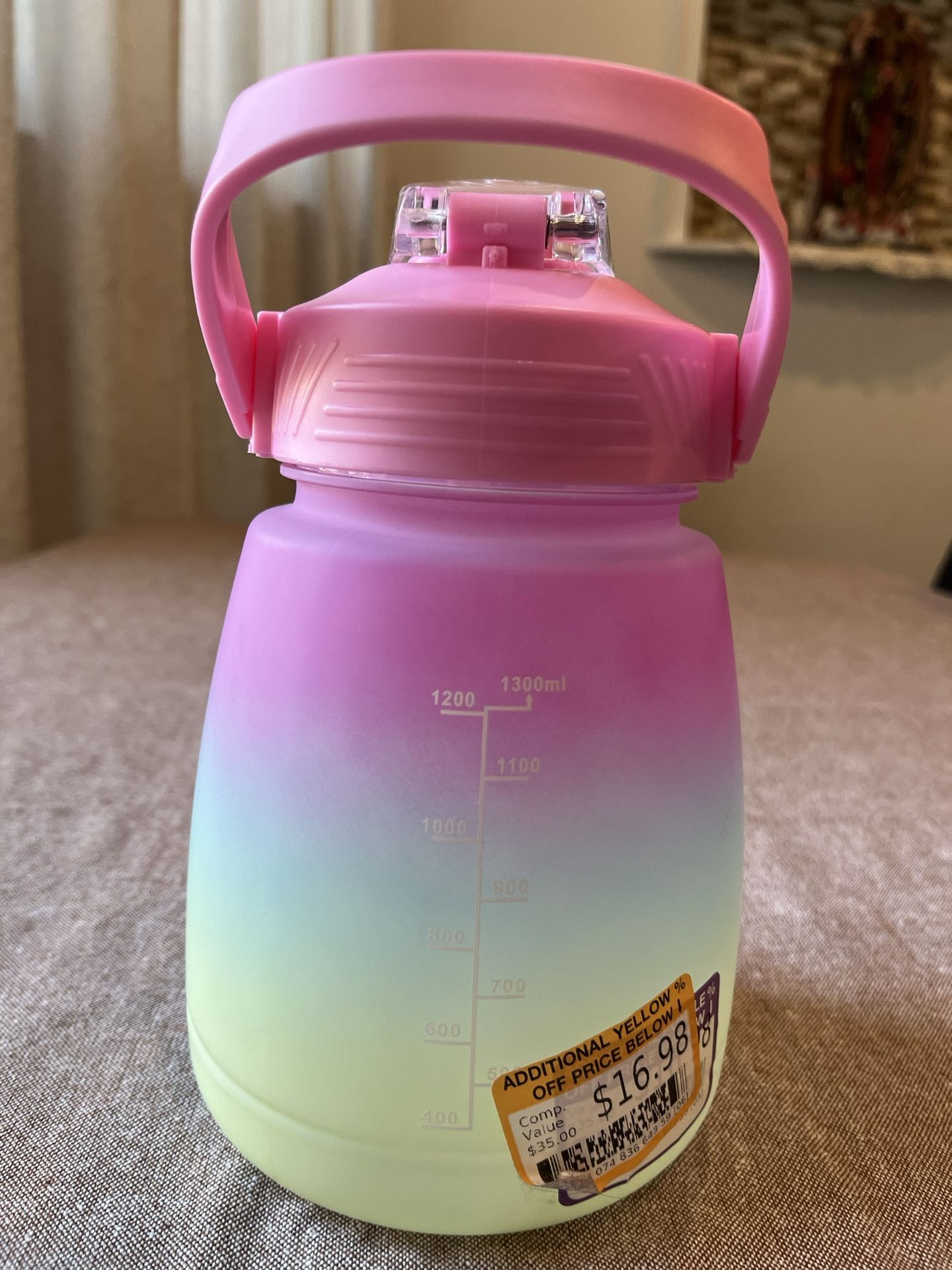 Mayim Water Bottle - Pink/Yellow Ombre