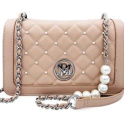 NWT Badgley Mischka Pearl Crossbody Bag