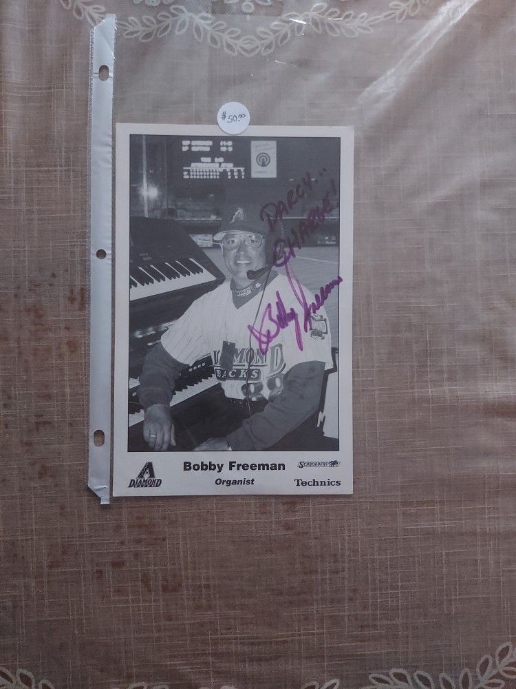 Bobby Freeman Signed Photo